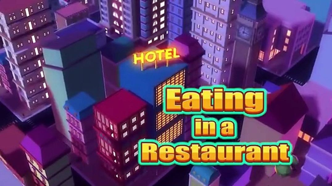 Videogyan Nursery Rhymes - Eating In A Restaurant Song