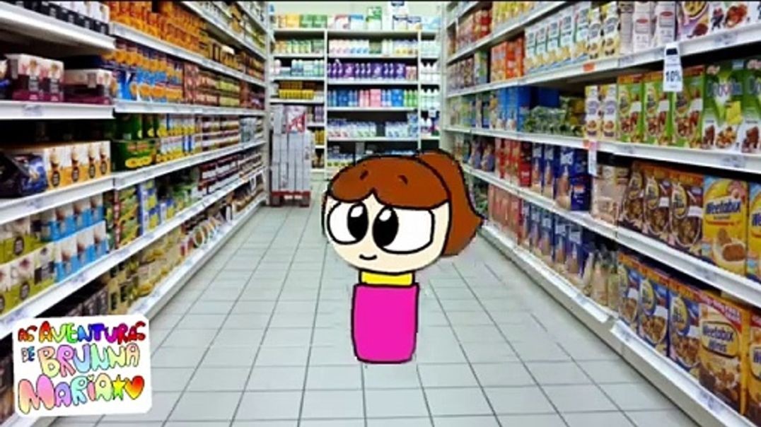 As aventuras de Brunna Maria|Briga no supermercado