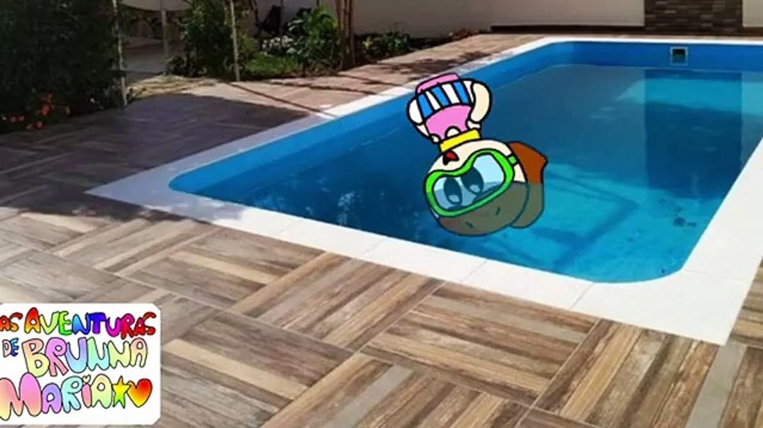 ⁣As aventuras de Brunna Maria|A piscina da Bebê Luiza