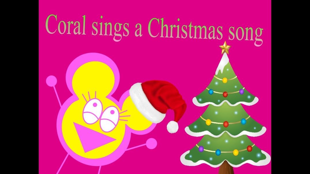 Coral sings a Christmas song